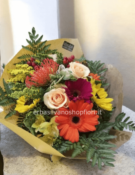 Bouquet multicolore