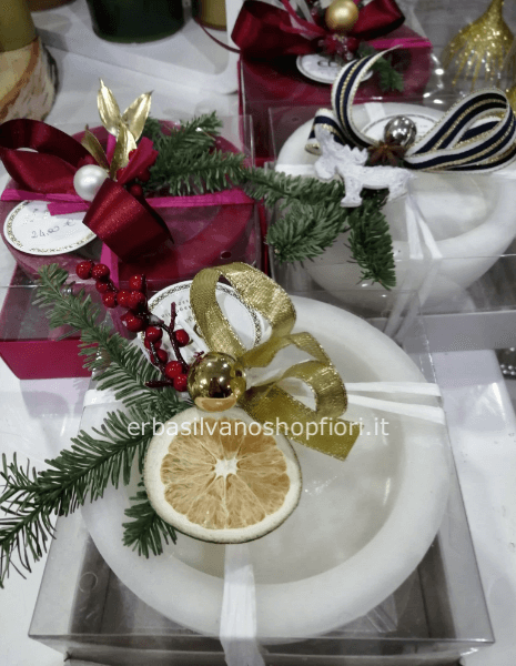 Candela profumata decorazione inverno